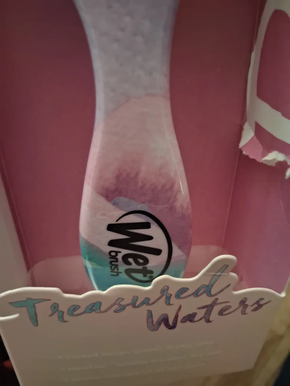 Wet Brush Treasured Waters Speed Dry Vent Brush - Pink/Blue